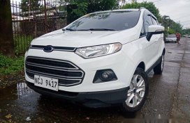 White Ford Ecosport 2016 Automatic Gasoline for sale 