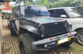 Black Jeep Wrangler 2016 Automatic Gasoline for sale 