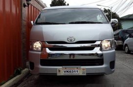 Silver Toyota Hiace 2017 for sale in Manila