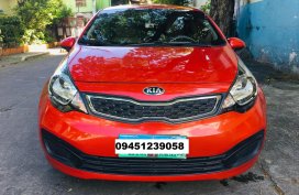 Red Kia Rio 2012 for sale in Marikina 