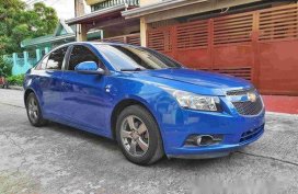 Selling Blue Chevrolet Cruze 2012 at 70000 km 