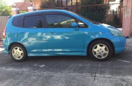 Selling Blue Honda Fit 2010 at 65000 km 