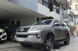 Silver Toyota Fortuner 2018 for sale in Quezon City 