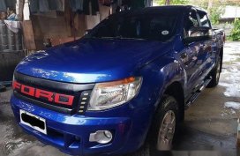 Sell Blue 2014 Ford Ranger at 99000 km 
