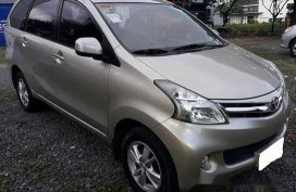 Selling Beige Toyota Avanza 2014 at 80000 km 