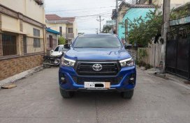Sell Blue 2018 Toyota Hilux at 13900 km 