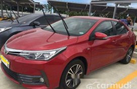 Sell Red 2017 Toyota Corolla altis Manual Gasoline at 17000 km