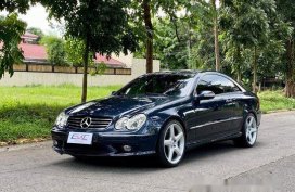 Blue Mercedes-Benz CLK55 AMG 2003 for sale in Quezon City