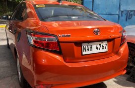 Orange Toyota Vios 2017 for sale in Makati