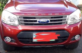 Red Ford Everest 2014 Manual for sale 