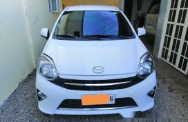 White Toyota Wigo 2014 for sale in San Pablo