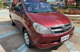 Red Toyota Innova 2007 for sale in Talisay
