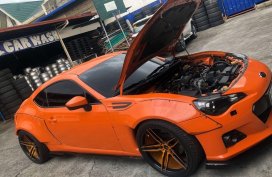 Selling Orange Subaru Brz 2014 in Quezon City
