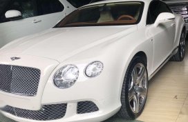 Pearl White Bentley Continental 2015 for sale in Automatic