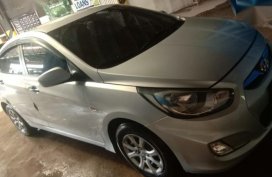 Silver Hyundai Accent 2013 for sale in Manual