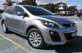 Silver Mazda Cx-7 2011 for sale in Quezon