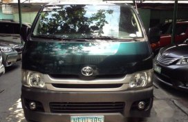 Green Toyota Hiace 2009 for sale in Quezon City