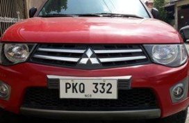 Red Mitsubishi Strada 2010 for sale in Parañaque