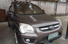 Brown Kia Sportage 2009 for sale in Rizal