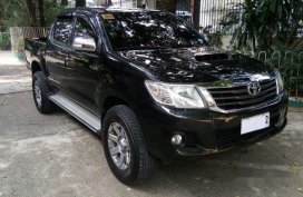 Black Toyota Hilux 2014 for sale in Quezon City 
