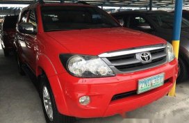 Red Toyota Fortuner 2008 for sale in Parañaque