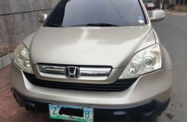 Sell Beige 2007 Honda Cr-V in San Roque