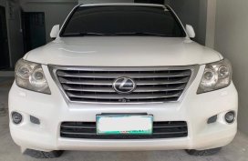 Pearl White Lexus Lx 2009 for sale in Manila