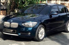 Selling Blue Bmw 118D 2013 in Quezon City