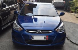 Selling Blue Hyundai Accent 2017 in Quezon City