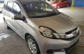 Silver Honda Mobilio 2015 for sale in Automatic