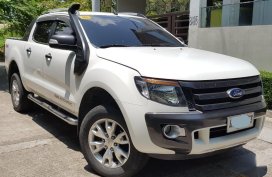 White Ford Ranger 2015 for sale in Manual