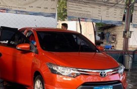 Orange Toyota Vios 2013 for sale in Manila