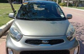 Silver Kia Picanto 2015 for sale in Manila