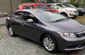Grey Honda Civic 2014 for sale in Automatic