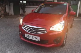 Selling Red Mitsubishi Mirage 2019 in Quezon City