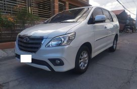 White Toyota Innova 2014 for sale in Angeles