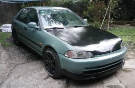 Blue Honda Civic 1995 for sale in Quezon City
