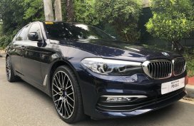 Black Bmw 520D 2019 for sale in Automatic