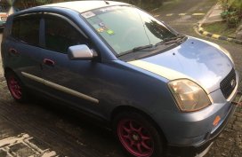 Sky blue Kia Picanto 2005 for sale in Manila