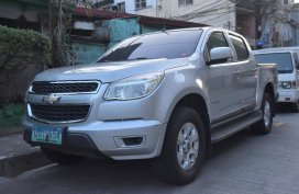 Silver Chevrolet Colorado 2013 for sale in Quezon City