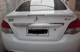 White Mitsubishi Mirage g4 2014 for sale in Manila