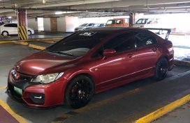 Red Honda Civic 2007 for sale in Automatic