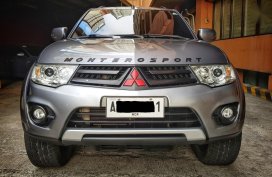 Grey Mitsubishi Montero sport 2014 for sale in Mandaluyong