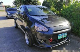 Grey Mitsubishi Mirage 2013 at 89000 km for sale 