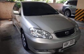 Silver Toyota Corolla Altis 2002 Automatic for sale 