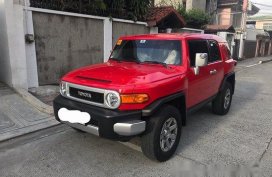Red Toyota Fj Cruiser 2018 Automatic for sale