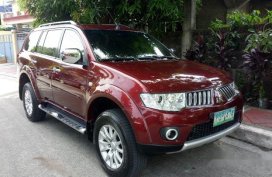 Sell Red 2011 Mitsubishi Montero Sport Automatic Diesel 