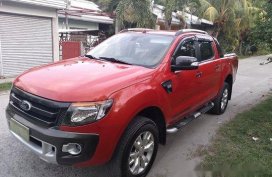 Orange Ford Ranger 2013 Automatic for sale