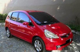 Selling Red Honda Jazz 2004 Automatic Gasoline 