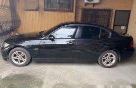 Black Bmw 320I 2008 at 87000 km for sale 